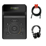 Lewitt CONNECT 2 USB-C Audio Interface Bundle with Polsen HPC-A30 Closed-Back Studio Monitor Headphones XLR- XLR Cable