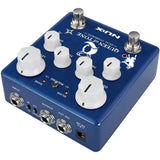 NUX NDO-6 Queen of Tone Dual Overdrive Pedal Stacked with Horseman and Morning Star