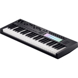 Novation Launchkey 49 MK4 USB MIDI Keyboard Controller (49 Keys) Bundle with HPC-A30 Studio Monitor Headphones, Universal Piano-Style Sustain Pedal, Keyboard Dust Cover and Midi cable 10' Black