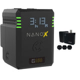 Core SWX NANOX G150 Micro 150Wh Li-Ion Battery (Gold Mount) Bundle with Core SWX XPD-45 Universal 45W USB-C PD Wall Charger with Cable