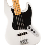 Fender Player II Jazz Bass - Polar White with Maple Fingerboard Bundle with Fender FB620 Electric Bass Gig Bag (Black), Fender 12-Pack Picks and Fender 10ft Instrument Cable