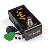 Peterson StroboStomp Mini Pedal Tuner Bundle with Peterson StroboClip HD Clip-On Tuner and StroboClip HD Clip-On Tuner Case