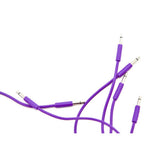 Cre8audio Nazca Noodles Eurorack-Style Patch Cables (Very Violet, 5-Pack, 1.6')