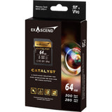 Exascend 64GB Catalyst UHS-II SDXC Memory Card