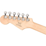 Squier Mini Stratocaster Electric Guitar, Laurel Fingerboard (Dakota Red) Bundle with Fender Logo Guitar Strap, Instrument Cable 10' and Celluloid Guitar Picks 351 Shape