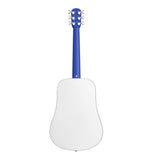 LAVA ME PLAY 36 Lite Bag Deep Blue/Frost White Bundle with Gator Rok-It Tripod Guitar Stand, Kopul Premium Performance Series Right Angle Cable and Fender Celluloid Guitar Picks Shape Medium 12-Pack