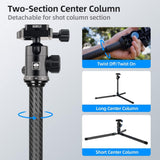 Sirui AT-125+E-10 Carbon Fiber Traveler Tripod with E-10 Ball Head