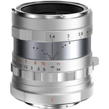 Thypoch Full-frame Photography Lens Simera 35mm f1.4 for  Fujifilm X Mount -- Silver