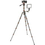 3 Legged Thing Punks 2.0 Corey Video Lava Tripod System (Black with Copper Accents)