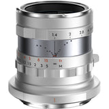 Thypoch Full-frame Photography Lens Simera 35mm f1.4 for Nikon Z Mount -- Silver