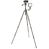 3 Legged Thing Punks 2.0 Travis Video Lava Tripod System (Black with Copper Accents)