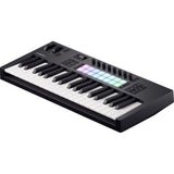 Novation Launchkey 37 MK4 USB MIDI Keyboard Controller (37-Key) Bundle with Auray FP-P1L Universal Piano-Style Sustain Pedal, Hosa Mid-310 Black 10 ft. Midi cable