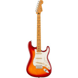 Fender Player II Stratocaster, Maple Fingerboard, Aged Cherry Burst Bundle with Fender FE620 Electric Guitar Gig Bag (Black), Fender 12-Pack Picks and Fender 10ft Instrument Cable