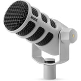 RODE PodMic Dynamic Podcasting Microphone (White)