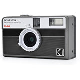 KODAK EKTAR H35N Half Frame Film Camera Bundle with Kodak Ultramax 400/24EXP 35mm Roll Film (Striped Black)