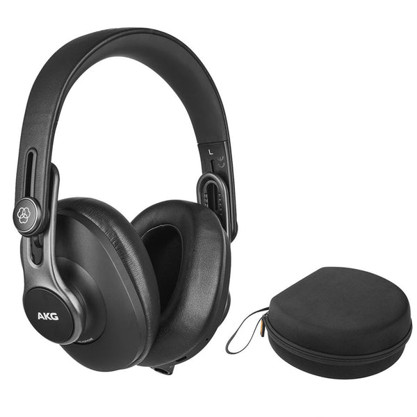 AKG K371-BT Pro Bluetooth Closed-Back Studio Headphones with Headphone Holder Bundle