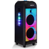 Gemini Sound GPLT-360 Portable 1000 Watt Wireless Self Battery Powered Loud Bluetooth Party Tower Speaker Box with 360° of Sound and 360° of Beat Synced Light