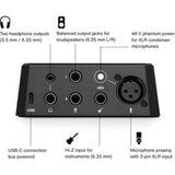 Lewitt CONNECT 2 USB-C Audio Interface Bundle with Polsen HPC-A30 Closed-Back Studio Monitor Headphones XLR- XLR Cable