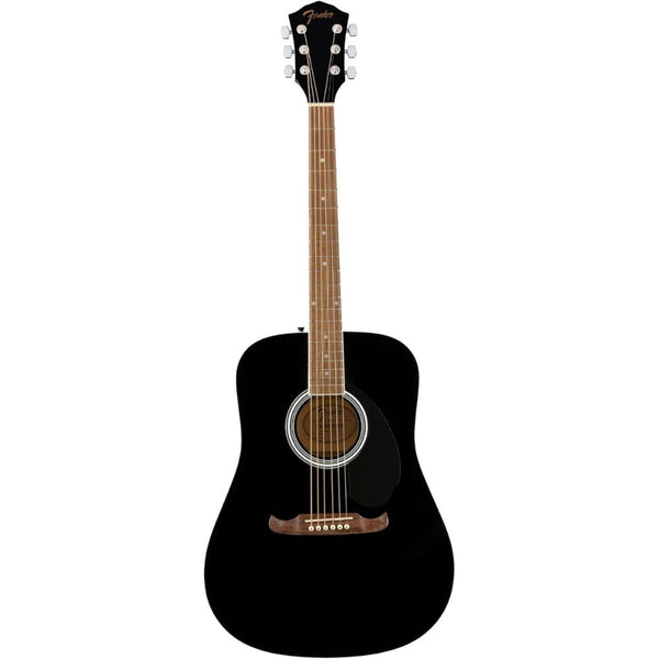 Fender FA-125 Dreadnought Acoustic Guitar, with 2-Year Warranty, Black, with Gig Bag