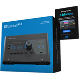 PreSonus Quantum ES 4 USB-C Audio Interface Bundle with Polsen HPC-A30 Closed-Back Studio Monitor Headphones and XLR- XLR Cable (Pair)