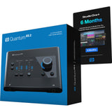 PreSonus Quantum ES 2 USB-C Audio Interface Bundle with Polsen HPC-A30 Closed-Back Studio Monitor Headphones and XLR- XLR Cable (Pair)