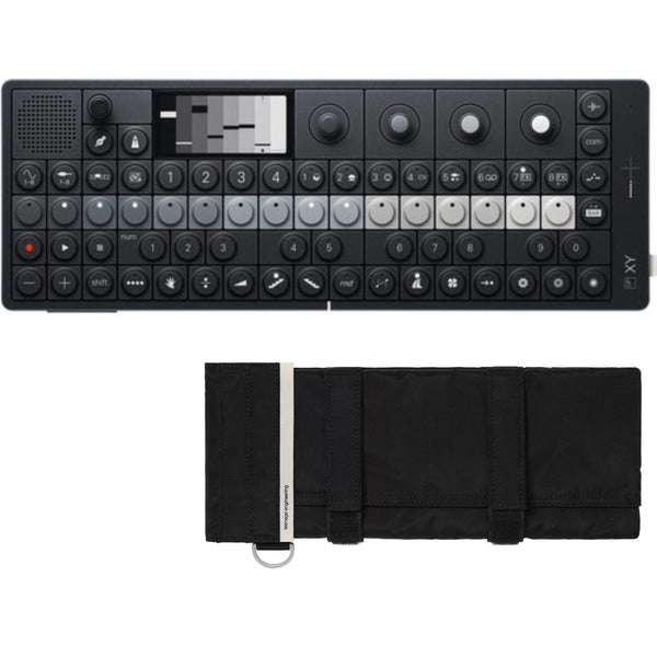 Teenage Engineering OP-XY Dynamic Performance Sequencer, Synthesizer, and Sampling Workstation Bundle with Teenage Engineering Field Large Bag for OP-XY, OP-1 Field, or OP-1 (Black)