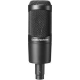 Audio-Technica AT2035PK Studio Condenser Microphone Pack with ATH-M20x Headphones and Cabled Boom Arm