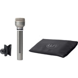 Warm Audio WA-19 Dynamic Microphone (Nickel) Bundle with Kellards PST2 Adjustable Height Microphone Stand with Boom and XLR- XLR Cable