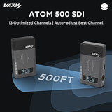 Vaxis ATOM 500 SDI Wireless Video Transmitter and Receiver Kit (SDI/HDMI) Bundle with Genaray 2 x NP-F770 4400mAh Batteries & 2 x Compact Chargers Kit