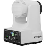 PTZOptics Move 4K SDI/HDMI/USB/IP PTZ Camera with 20x Optical Zoom (White) (PT20X-4K-WH-G3) + PTZOptics SuperJoy PTZ Camera Joystick Controller