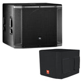 JBL SRX818SP 18" Self-Powered Subwoofer System Bundle with JBL BAGS Deluxe Padded Protective Cover for SRX818SP Loudspeaker