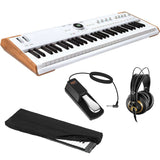 Arturia Astrolab Avant-Garde Stage Keyboard with Analog Lab Pro Integration Bundle with AKG K 240 Studio Professional Semi-Open Stereo Headphones, FP-P1L Sustain Pedal and Keyboard Dust Cover