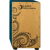 Luna Cajon with Gig Bag, Teal