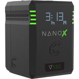 Core NANOV150X, 150wh Micro Sized V-Mount Smart Battery Pack (Pair) Bundle with Core SWX GPM-X2S Mini Dual Travel Battery Charger