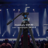 Sirui SH25 Aluminum Video Tripod with Fluid Head