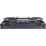 Headliner Flight Case with Laptop Platform and Wheels for Pioneer DJ DDJ-REV7 (Pitch Black)