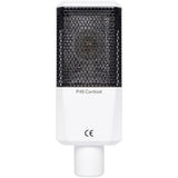 Lewitt LCT-240 Pro Condenser Mic Value Pack with Shockmount (White) Bundle with Mic Stand with Fixed Boom and XLR Cable