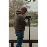 3 Legged Thing Trent 2.0 Magnesium Monopod Super Kit with Video Head and DocZ2 Foot (Metallic Slate Gray)