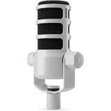 RODE PodMic Dynamic Podcasting Microphone (White)