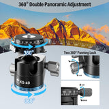 Sirui KS-40 Low Gravity QR Ball Head with Panning Arca-Type Plate