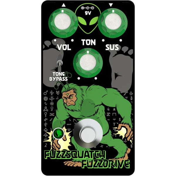 Interstellar Audio Machines Fuzzsquatch Fuzzdrive - Op-Amp Fuzz Effects Pedal