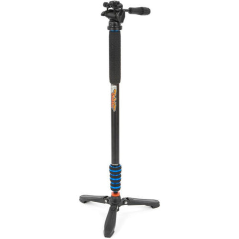 3 Legged Thing Trent 2.0 Magnesium Monopod Super Kit with Video Head and DocZ2 Foot (Blue)