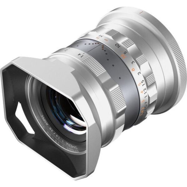 Thypoch Full-frame Photography Lens Simera 28mm f1.4 for Nikon Z Mount -- Silver