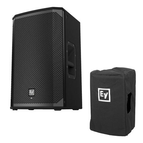 Electro-Voice EKX-12P 12" Two-Way Powered Loudspeaker Bundle with Electro-Voice Padded Cover with EV Logo