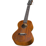 Luna Tattoo Mahogany Tenor Ukulele with Gig Bag, Satin Natural