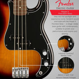 Fender Player II Precision Bass - 3-color Sunburst with Rosewood Fingerboard