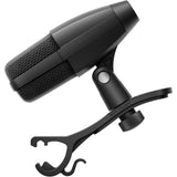 Sennheiser MD 421 KOMPAKT Multipurpose Cardioid Dynamic Microphone with Drum Clamp Bundle with On-Stage Stands MS7920B Bass Drum / Boom Combo Mic Stand, XLR- XLR Cable