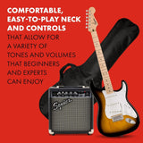 Squier Sonic Series Stratocaster Pack - 2-color Sunburst