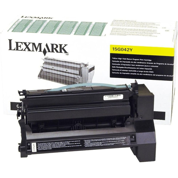 Lexmark C752 Yellow Hi Yield Return-Program Cart ( 15G042Y )