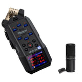 Zoom H6essential 6-Track 32-Bit Float Portable Audio Recorder, Accessibility, Stereo Microphones, 4 XLR/TRS Combo Inputs, USB Interface, for Musicians, Podcasters Bundle with ZDM-1 Dynamic Microphone